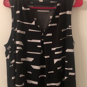 Halogen Black and white blouse